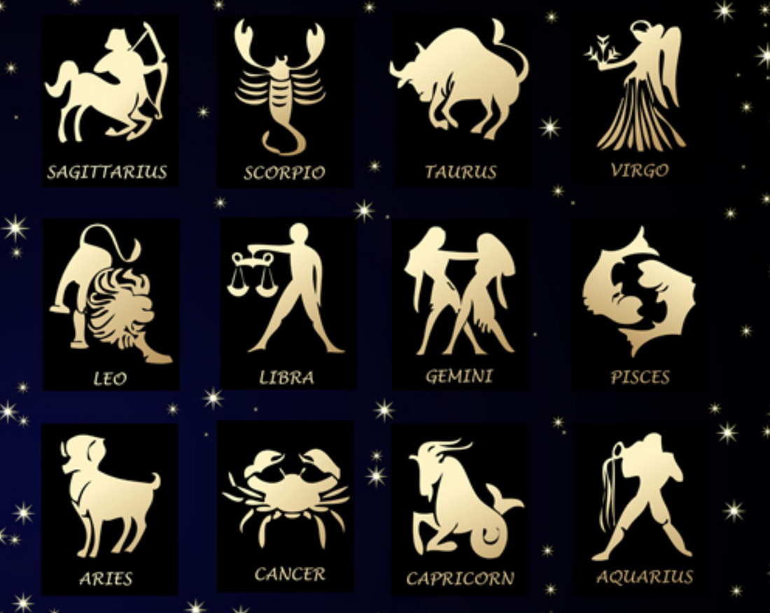 12 Zodiac Signs And Birthstones, A Table Explains
