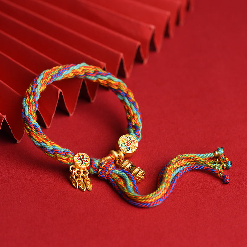 Tibet Rope Bracelet Six-syllable Mantra Accessories