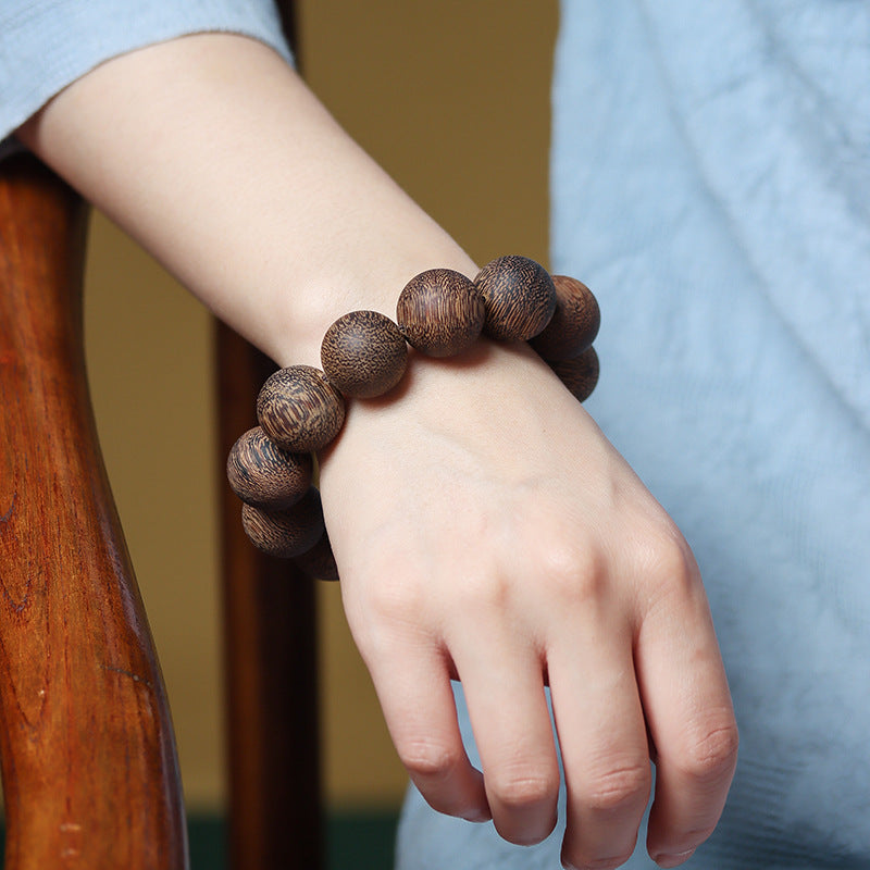Agarwood Mala Bead Bracelet
