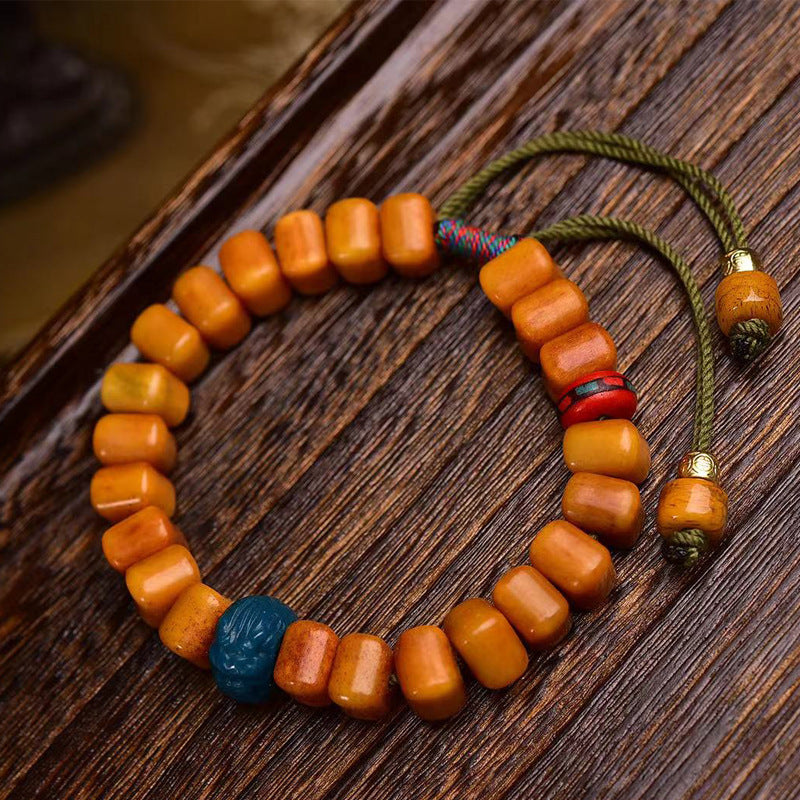 Camel Bone Square Beads Agate Accessories Tibetan Bracelet